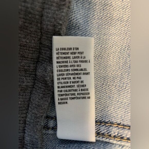 American Eagle denim hooded jacket size M - Picture 4 of 9